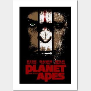 Planet of the Apes Trilogy Posters and Art